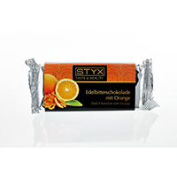 STYX Edelbitterschokolade mit Orange bio