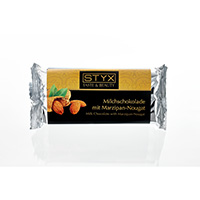 STYX Milchschokolade mit Marzipan-Nougat bio