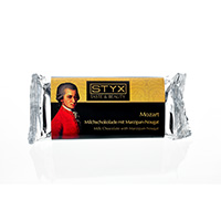 STYX „Mozart“ Milchschokolade mit Marzipan-Nougat bio